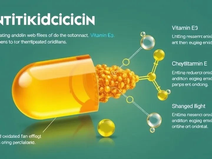 Vitamine E antioxydante et longévité : rôle, marqueurs et complémentation